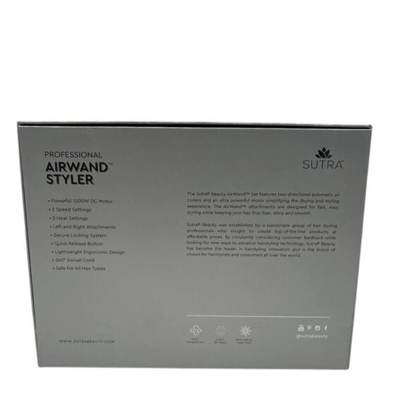 NWB Sutra Beauty Limited-Edition Airwand Styler Set - Picture 3 of 3